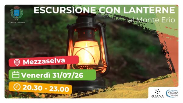 R23 Con le lanterne al Monte Erio