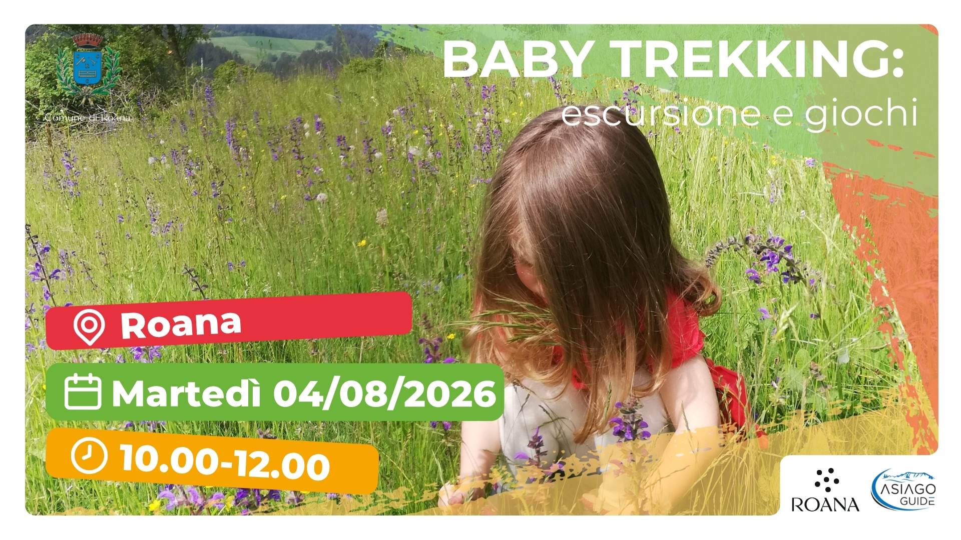 R25 Baby trekking a Roana