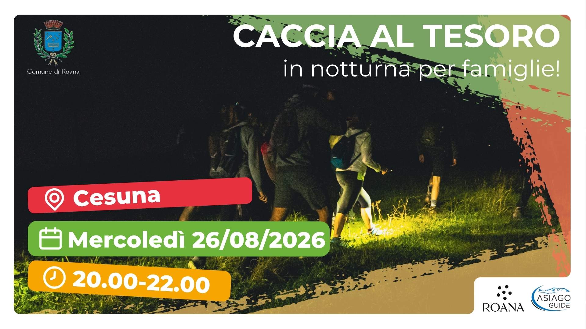 R52 Caccia al tesoro a Cesuna in Notturna!