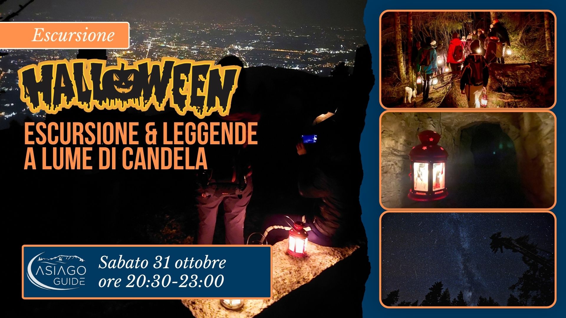 O01🎃Halloween: Escursione & Leggende a lume di candela